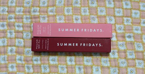 Summer Friday Lip Balm (Color: Pink Sugar, Cherry)