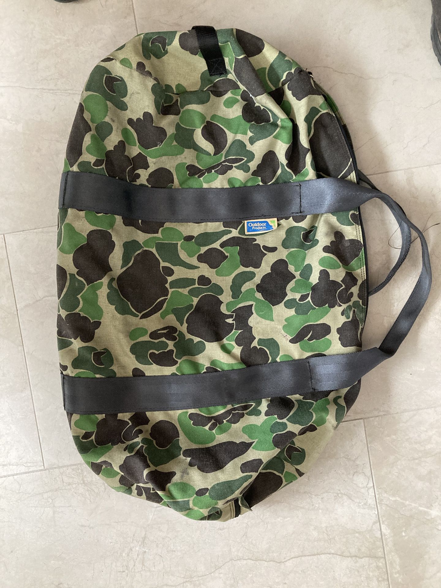 Vintage Camo Duffle Bag