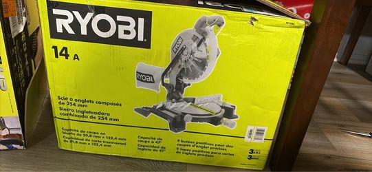 Ryobi Sierra de inglés adora combinada de 254mm/ 10” compound miter saw
