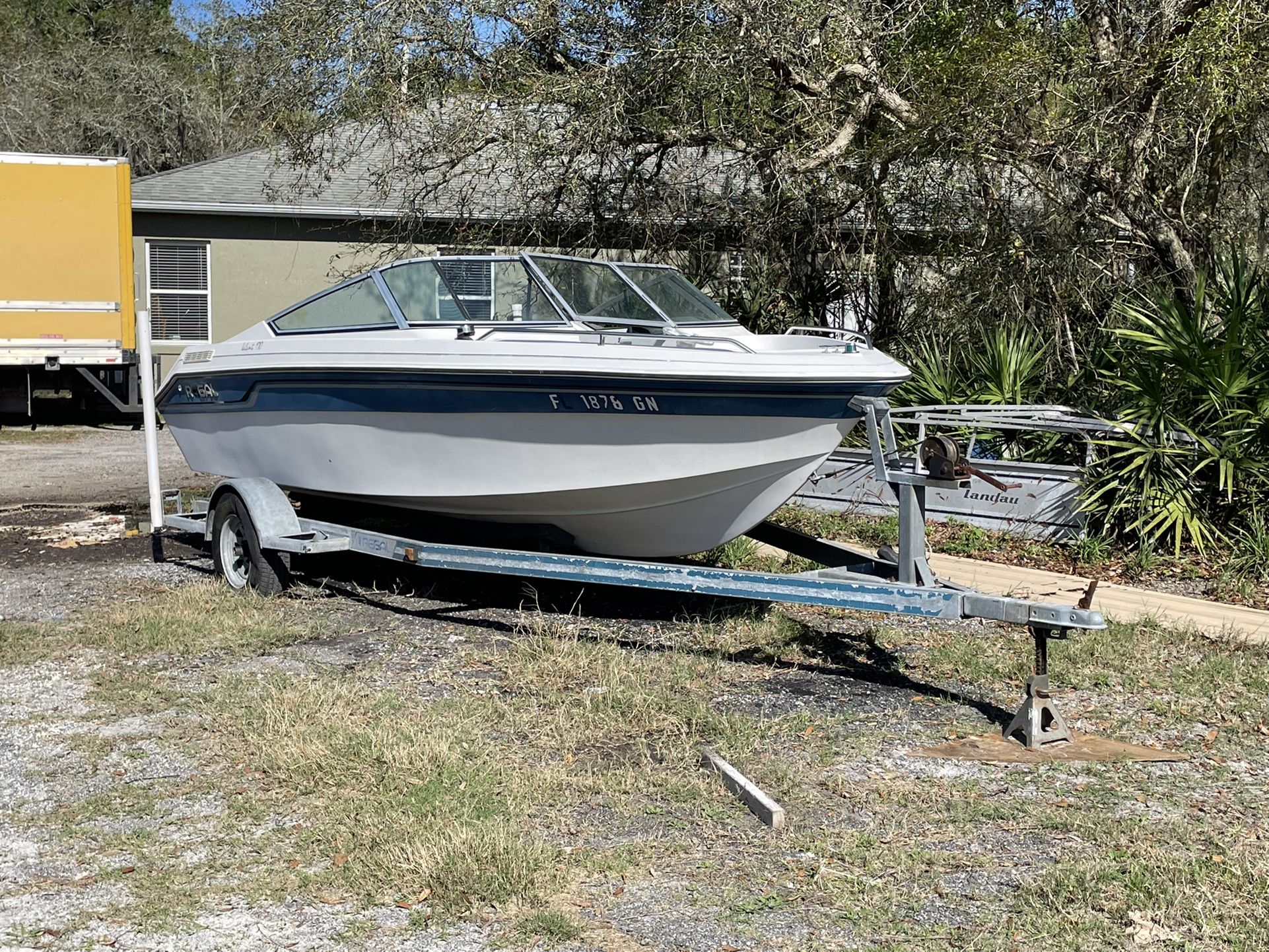 Regal Boat With Trailer