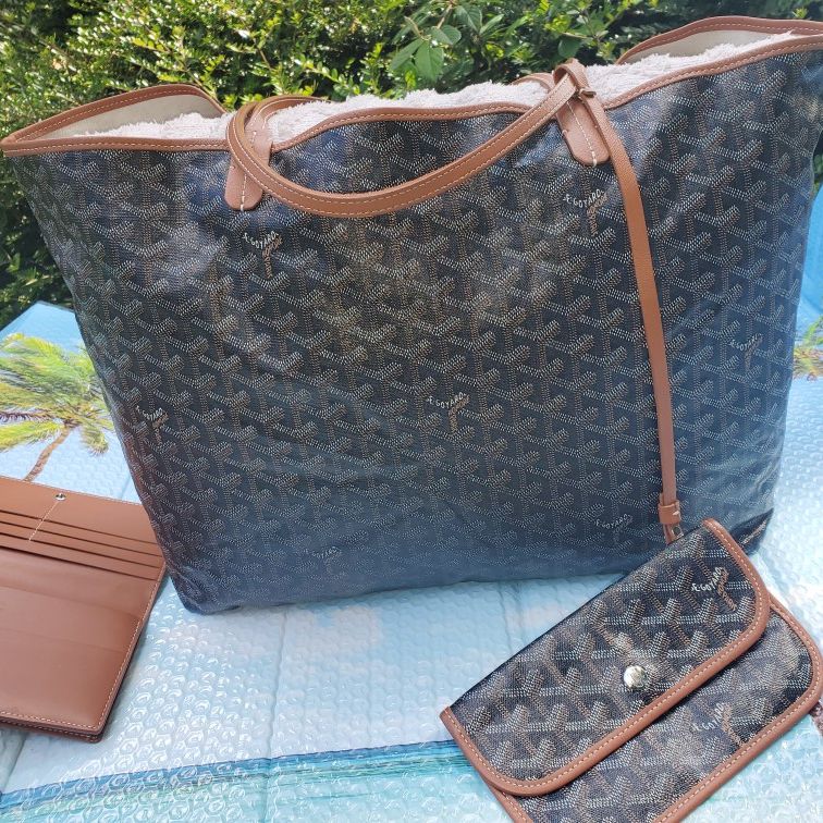 Authentic Goyard Tote Plus Two Bagglet