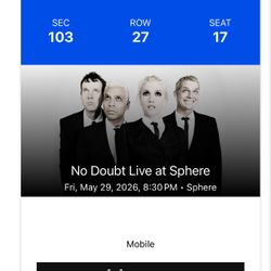 NO DOUBT at Sphere 5/29