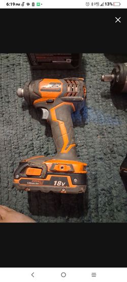 18v impact with battery