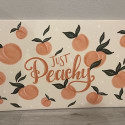 Peach Wall Art