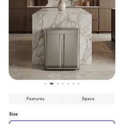 Simple Human 58li trash can brand new