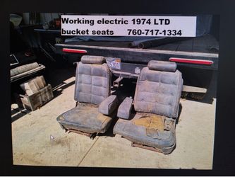 Working electric bucket seats