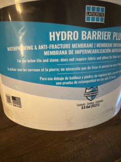 Laticrete hydro ban 3.5 gal. Brand new.