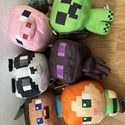 New Minecraft Plushies
