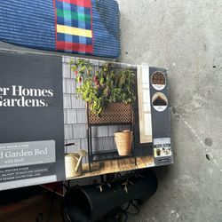Wicker Raised Garden Bed Set of 2 