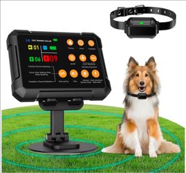 Hoistspark Last Technology 3 in 1 Radar Signal Wireless Electronic Fence Indoor & Outdoor Dog Training Collar