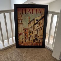Italia frame Poster Picture Art Work