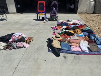 Women’s Clothing, Kids Items, Some Men Clothes Size M