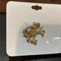 Goldfish pin. 
