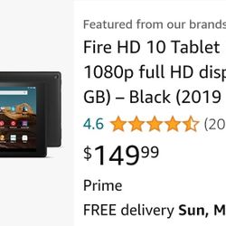 Fire Hd 10 Tablet