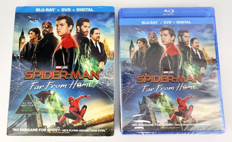 Spider-Man Far From Home (Blu-ray +DVD) w/ Slipcover *NEW SEALED*