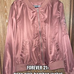 FOREVER 21+ BOMBER JACKET