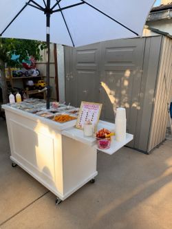 Snack carts mini pancakes