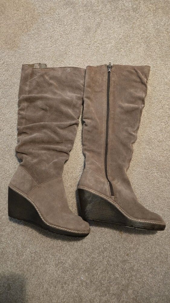 soft Leather Boots Size 7.5