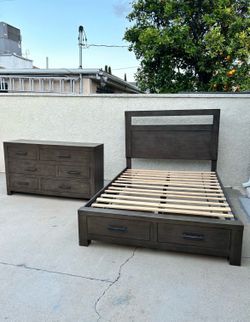 Bed and Dresser