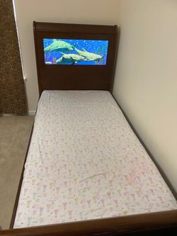 Light Headed Led Backlight Twin Bed- Excellent 