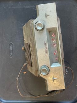 Vintage 1950s Sears Allstate Under Dash Car Radio