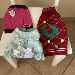 Dog Clothes/ Sweaters-3/$5