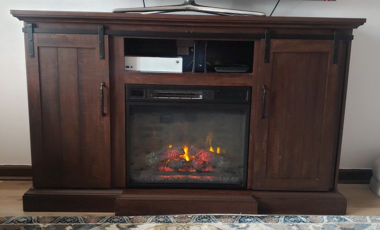 65 Inch Tv Stand With Fireplace 