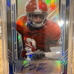 Patrick Surtain II Leaf Metal Draft Blue PA-PS2 35/35