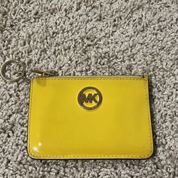 Michael Kors Small Yellow Wallet