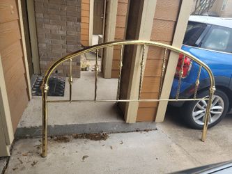 QUEEN BRASS HEADBOARD
