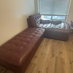 Leather Sectional Couch