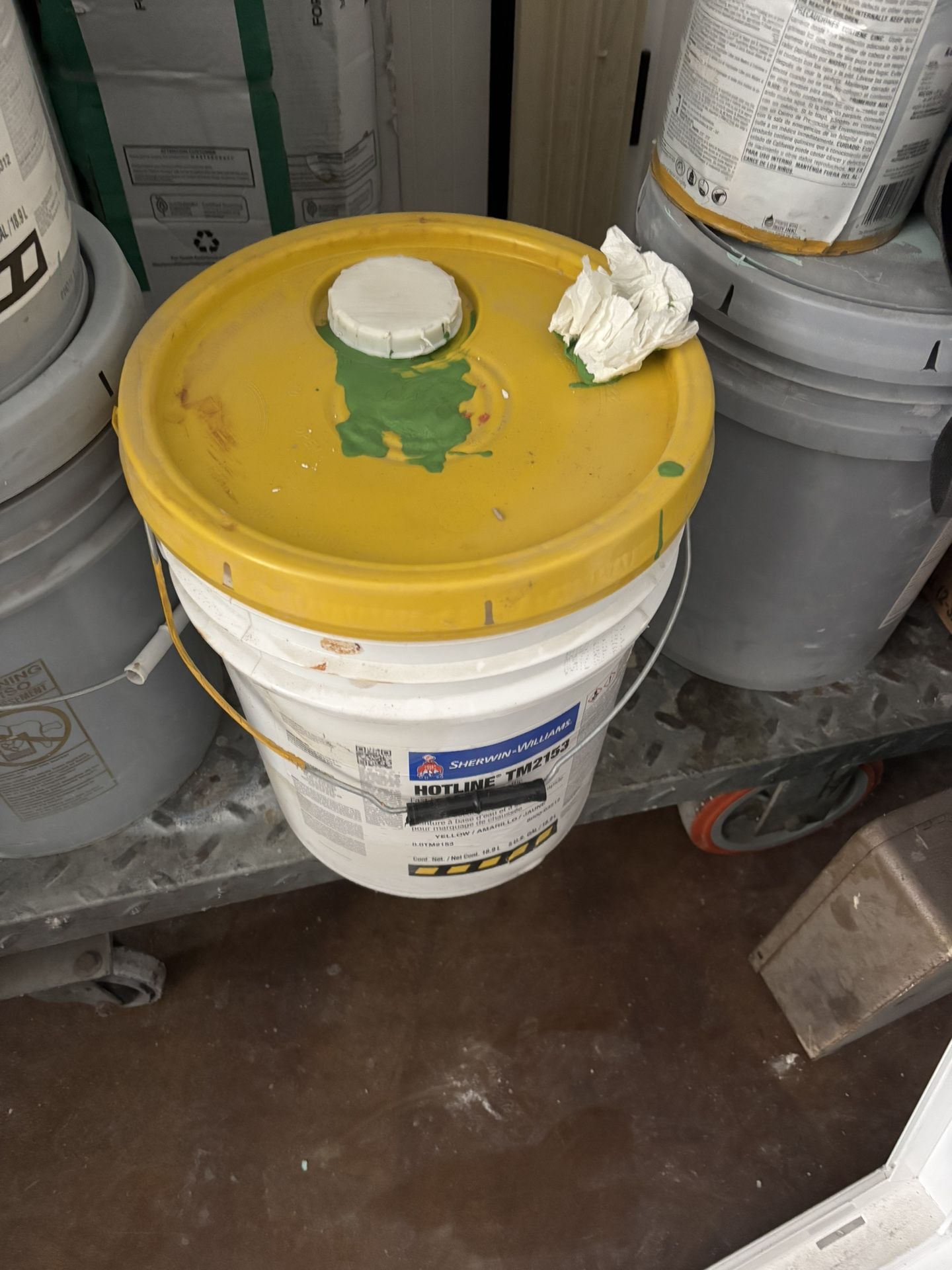 Concrete Paint Green Color