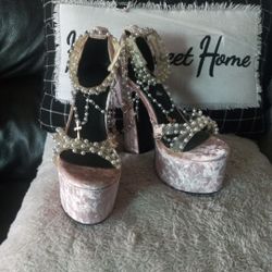 #women's #high Heels #sugar Thrillz Brand #size 8 #pink #