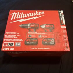 Milwaukee Tool Drill And Impact New