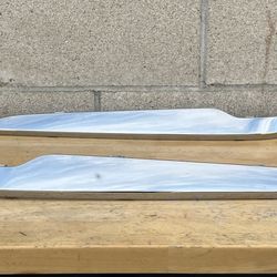 2021-2024 Genesis GV80 Front Bumper Chrome Moldings Right/Left Oem