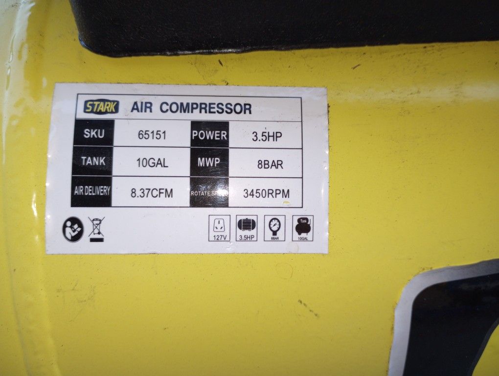 Compresor De Aire De 10 Galones En Buenas Condiciones Está Nuevo