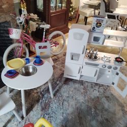 Play Kitchen including Tables and Chairs 