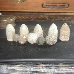 10. Total Civil War musket balls and handmade bullets lead.