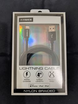 iPhone  Charger ( Nylon braided, 4ft. )