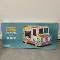 Mondo Llama: Color Your Own Ice Cream Truck DIY Art Kit