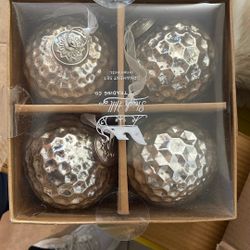 Vintage Style Glass Ornaments