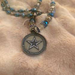 Cowboys Unisex Jersey Necklace