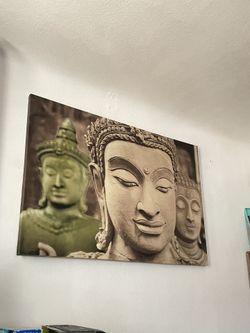 Large Buddha Canvas 