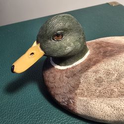 Wooden Mallard Ducks (Hand Carved, Hand Painted, Set Of 2)