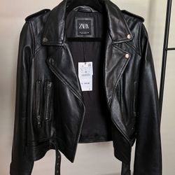 Zara Leather Jacket - New Never Worn