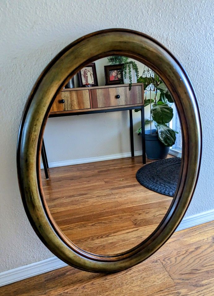 Vintage Oval Mirror