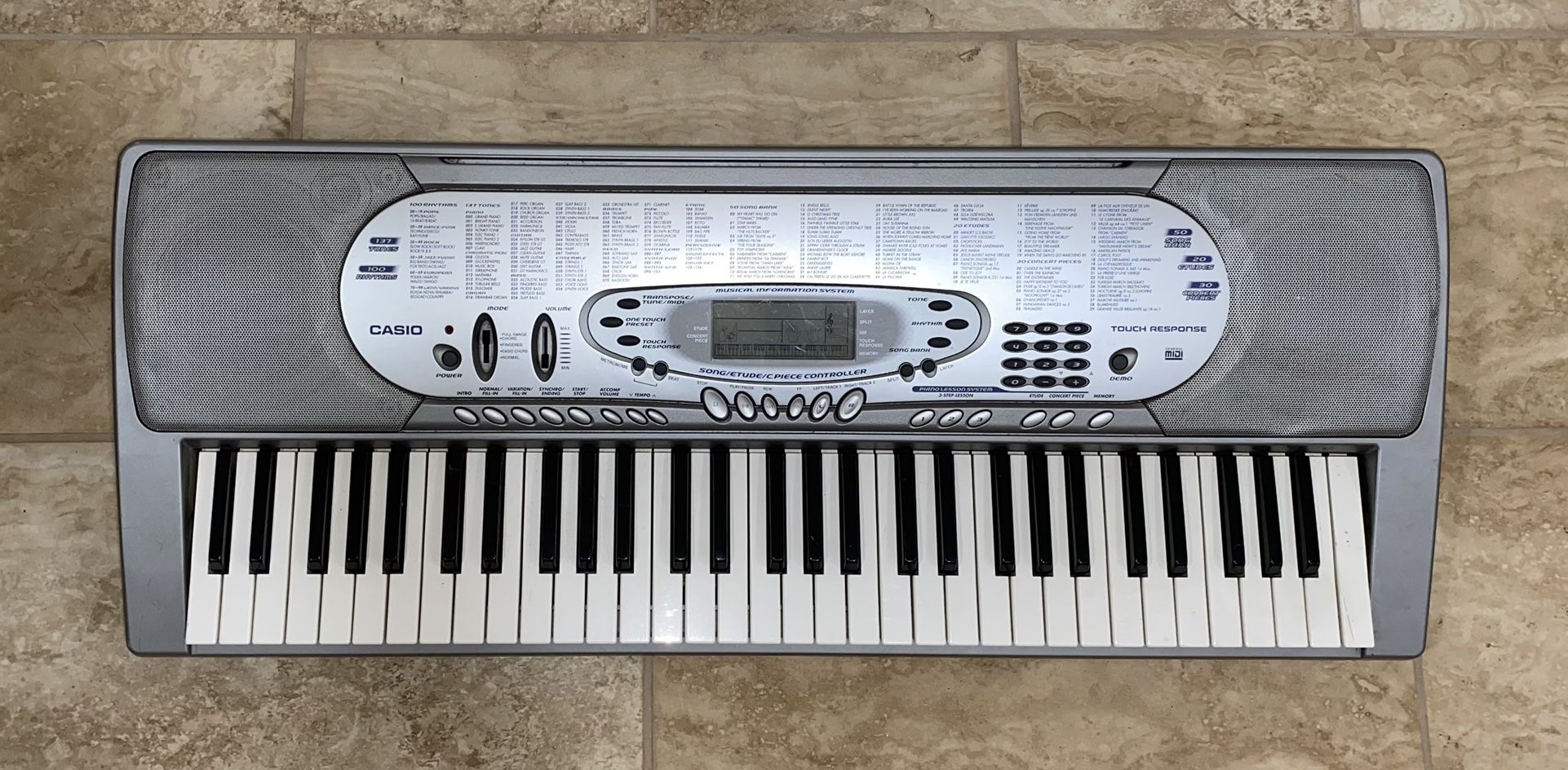 Casio CTK-574 Electronic Keyboard ~ Untested ~ As-Is