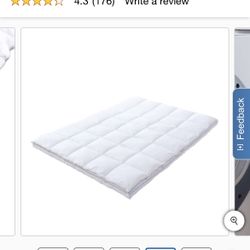 Hotel Grand Softy Feather Bed, White. King size