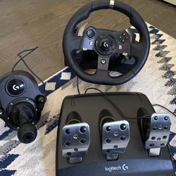 Logitech - G920 Wheel with Pedals and Shifter
