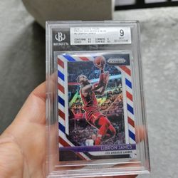 Lebron James Beckett 9 Basketball Card